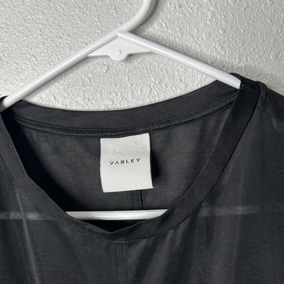 Varley Mariposa Muscle Tank Top Black Medium Athleisure Minimalist Workout Shirt - Picture 6 of 11